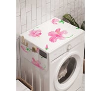 Органайзер для хранения Ambesonne "Цветочные узоры" на стиральную машину, 45x120 см, cwm_13637