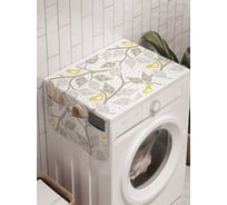 Органайзер для хранения Ambesonne "Светлые птицы на ветках" на стиральную машину, 45x120 см, cwm_13571