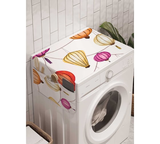 Органайзер для хранения Ambesonne "Летящий свет" на стиральную машину, 45x120 см, cwm_13136