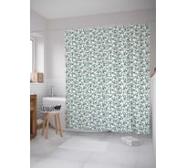 Штора (занавеска) для ванной JoyArty из сатена, 180х200 см с крючками sc_37136