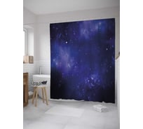 Штора (занавеска) для ванной JoyArty из сатена, 180х200 см с крючками sc_35362