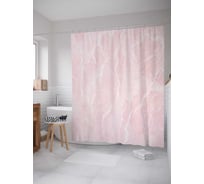 Штора (занавеска) для ванной JoyArty из сатена, 180х200 см с крючками sc_37016