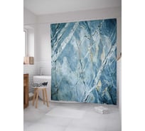 Штора (занавеска) для ванной JoyArty из сатена, 180х200 см с крючками sc_37005