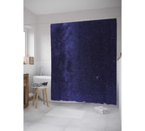 Штора (занавеска) для ванной JoyArty из сатена, 180х200 см с крючками sc_35351