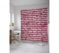 Штора (занавеска) для ванной JoyArty из сатена, 180х200 см с крючками sc_35299