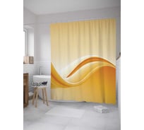 Штора (занавеска) для ванной JoyArty "Песчаные дюны" из сатена, 180х200 см с крючками, sc_32355