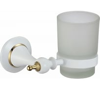 Стеклянный стакан с настенным держателем Savol S-06958W 23594