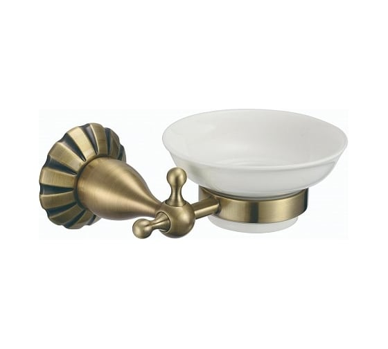 Керамическая мыльница с настенным держателем Savol S-08959C 23609