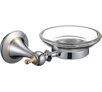 Стеклянная мыльница с настенным держателем Savol S-006959 23657