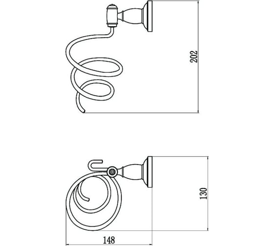 Держатель для фена Savol S-006633C 23506