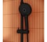 Душевая колонна VITRA Aquaheat Bliss 240 2F, матовый черный A4720536EXP 8