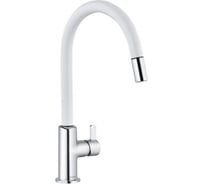 Кухонный смеситель KLUDI BINGO STAR XS выдвижной излив, белый матовый KL468519378