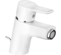 Однорычажный смеситель на биде KLUDI PURE&EASY с донным клапаном, белый KL375339165