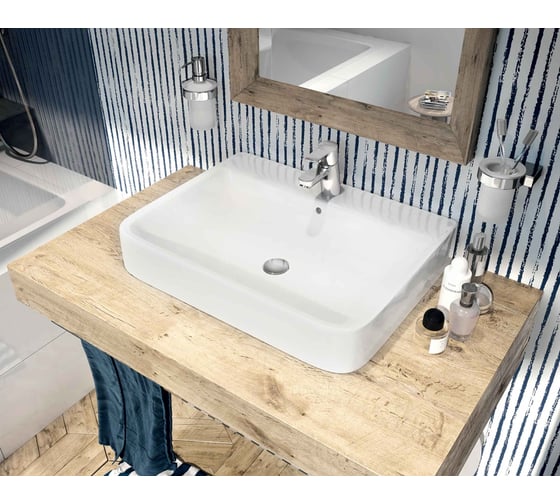 Однорычажный смеситель на умывальник KLUDI PURE&EASY 70, с донным клапаном KL372820565