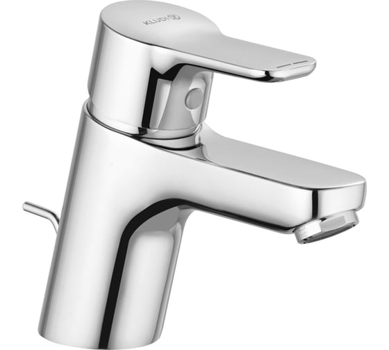 Однорычажный смеситель на умывальник KLUDI PURE&EASY 60, с донным клапаном KL373850565