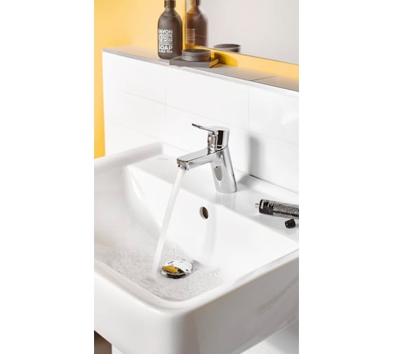 Однорычажный смеситель на умывальник KLUDI PURE&EASY 70, без донного клапана KL372750565