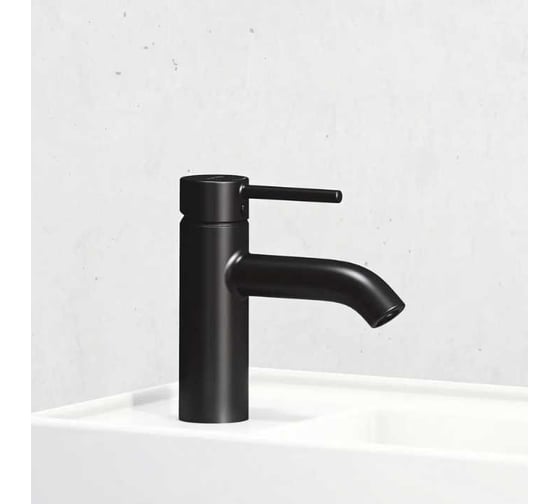 Смеситель для раковины KLUDI Bozz стандартный, цвет черный матовый KL382663976