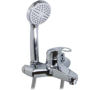 Смеситель для ванны DORON DВ 2238-10L, шаровый, хром, излив короткий, лейка 1 режим 011998