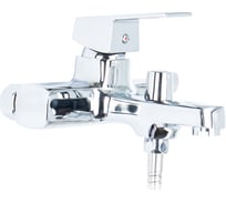 Смеситель для ванны DORON DВ 2235-12L, шаровый, хром, излив короткий, лейка 1 режим 011992