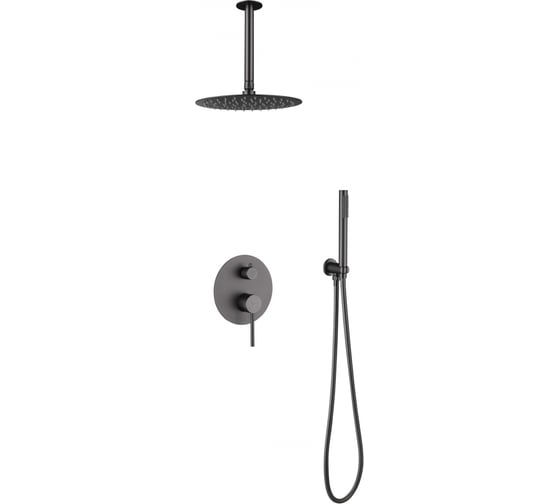 Душевая система скрытого монтажа ABBER Emotion без излива, никель AF8821NG 1