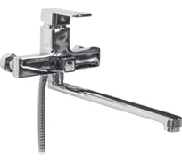 Смеситель для ванны DORON DВ 2154-30L, шаровый, хром, излив 300 мм, лейка 1 режим 016356