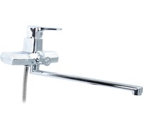 Смеситель для ванны DORON DВ 2148-35L, шаровый, хром, излив 350 мм, лейка 1 режим 016323