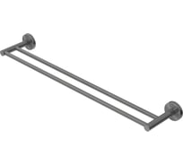 Полотенцедержатель CEZARES двойной 65.5 см, исполнение оружейная сталь RELAX-THD-65-GM