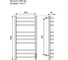 Полотенцесушитель электрический Primoclima Step E Inox 100х50 10П PCStepEInox100503.4.3 2