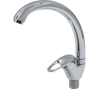 Смеситель эконом однорычажный для кухни Dikalan шпилька, керамический картридж 40мм 67-0-710