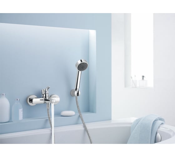 Душевой гарнитур KLUDI Zenta 1S 1 вид струи, хром KL6065005-00