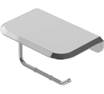 Держатель для туалетной бумаги с полочкой Cezares исполнение хром LINER-PHM-01