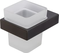 Стакан подвесной Cezares стекло, исполнение оружейная сталь SLIDER-TUMS-GM