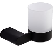 Стакан подвесной Cezares стекло, исполнение черный матовый STYLUS-TUMS-NOP