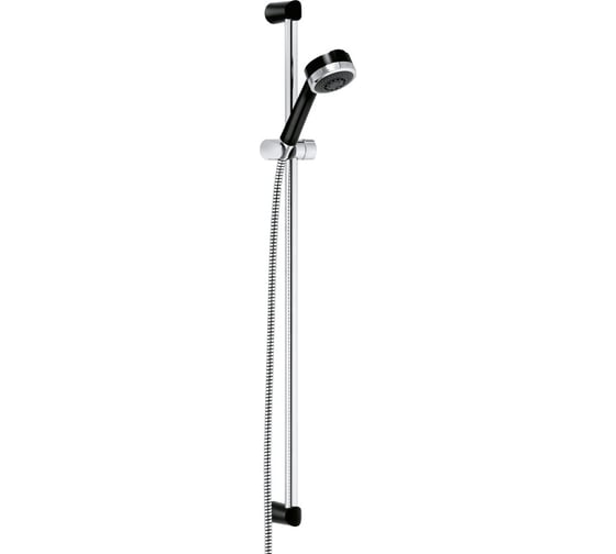 Душевой гарнитур KLUDI Zenta 3 вида струи, черный / хром KL6084086-00