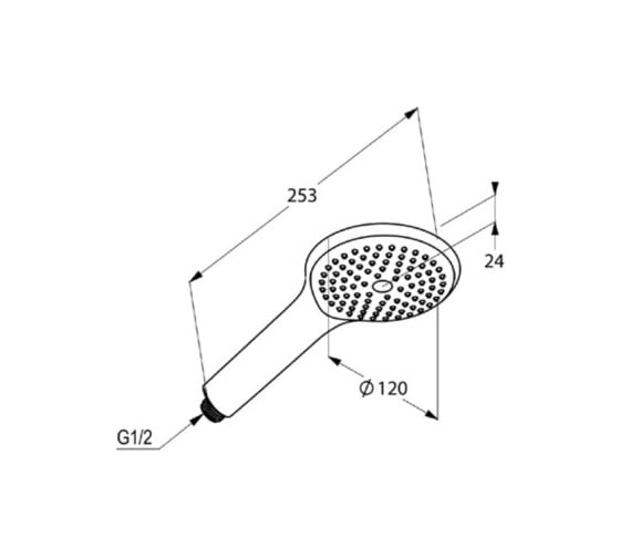 Душевая лейка KLUDI FRESHLINE 1S KL6780043-00