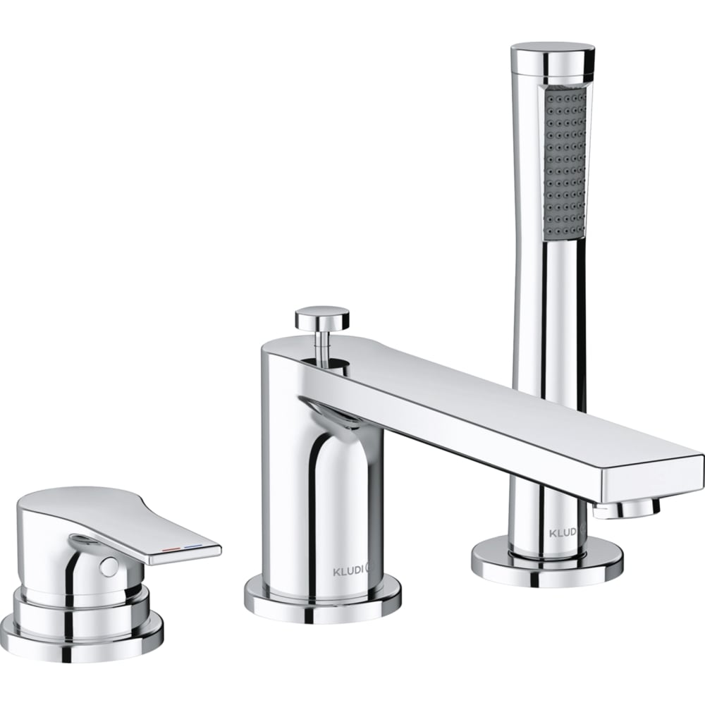 Смеситель для ванны KLUDI Zenta на бортик, хром KL484480565 - выгодная ...