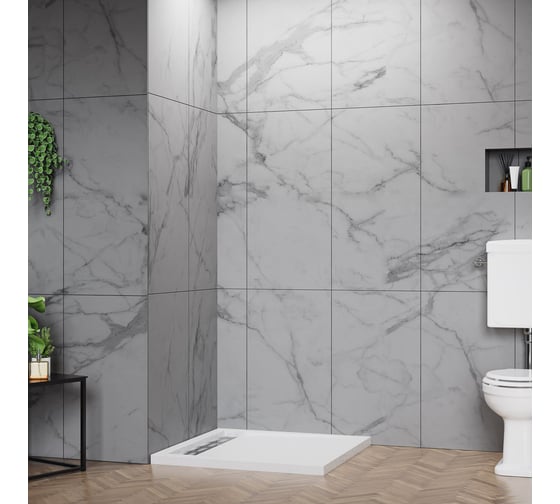 Акриловый поддон BelBagno без сифона TRAY-BB-DUE-A-100-4-W0