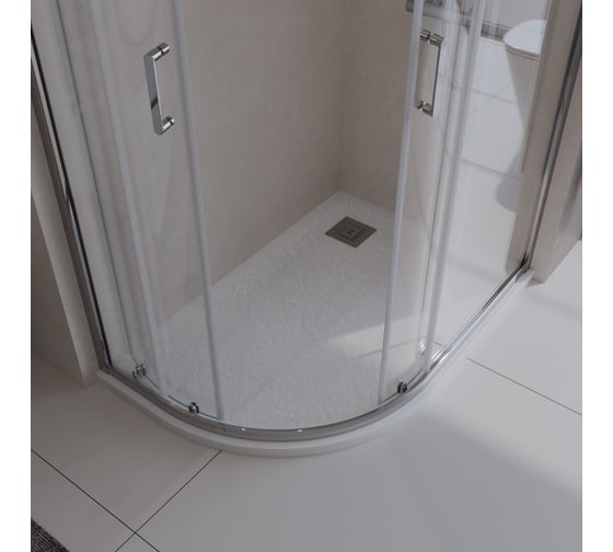 Поддон из искусственного мрамора BelBagno TRAY-MR-UNO-RH-120/80-550-35-W-R