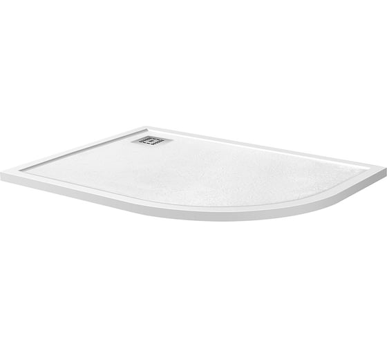 Поддон из искусственного мрамора BelBagno TRAY-MR-UNO-RH-120/80-550-35-W-L