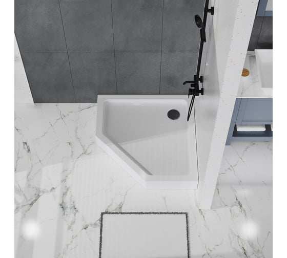 Акриловый поддон BelBagno TRAY-BB-P-90-15-W