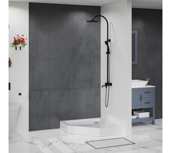 Акриловый поддон BelBagno TRAY-BB-P-90-15-W