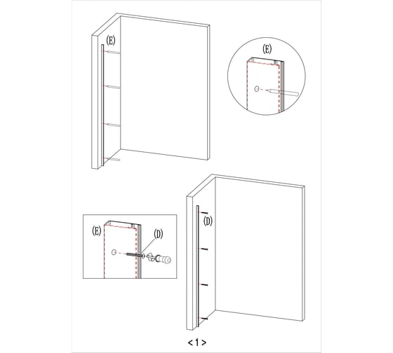 Душевая перегородка Bauedge BAU Stil tetris 190x90 см, прозрачное стекло 6 мм, черный матовый профиль SB0021B