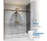 Дверь в душевую нишу GuteWetter GWMPSLD864 215x200 см, цвет фурнитуры бронзовый, цвет стекла бесцветный, стекло закаленное 8 мм / 6 мм, открывание двери левое / правое 4698033048234 3