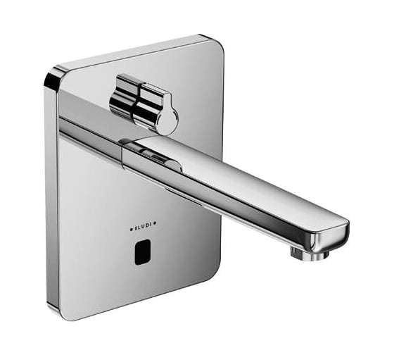 Электронный смеситель для раковины KLUDI Zenta настенный, хром KL3850005