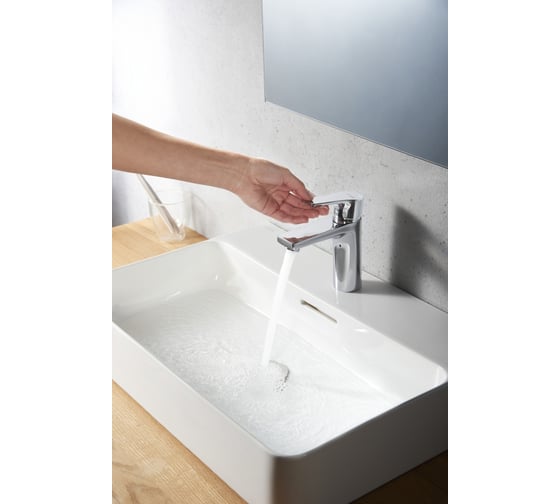 Смеситель для раковины KLUDI Zenta стандартный, хром KL482980565