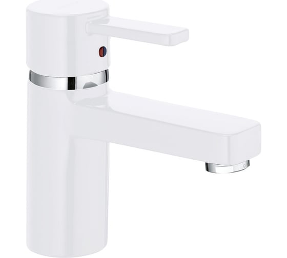 Смеситель для раковины KLUDI Zenta стандартный, белый/хром KL382519175