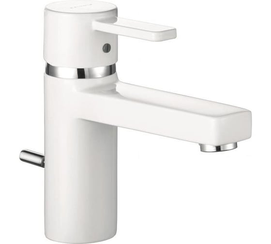 Смеситель для раковины KLUDI Zenta стандартный, белый/хром KL382509175