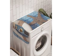 Органайзер для хранения Ambesonne "Сеть и спасательный круг" на стиральную машину, 45x120 см, cwm_3533