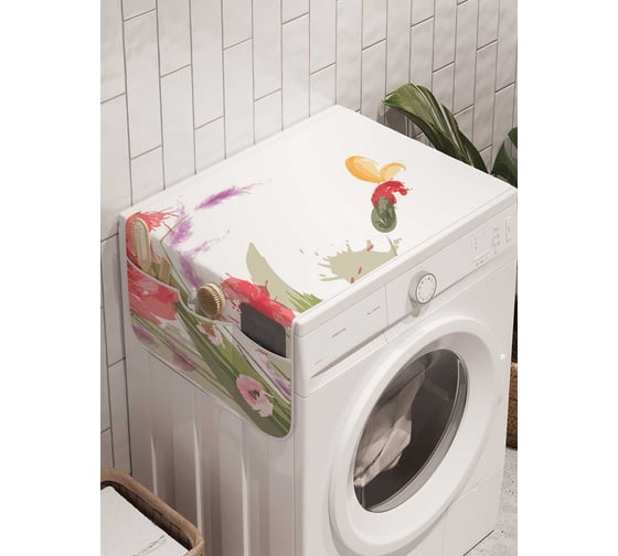 Органайзер для хранения Ambesonne "Валентинка Ненси" на стиральную машину, 45x120 см, cwm_4454 1