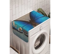 Органайзер для хранения Ambesonne "Спокойствие бабочки" на стиральную машину, 45x120 см, cwm_3534